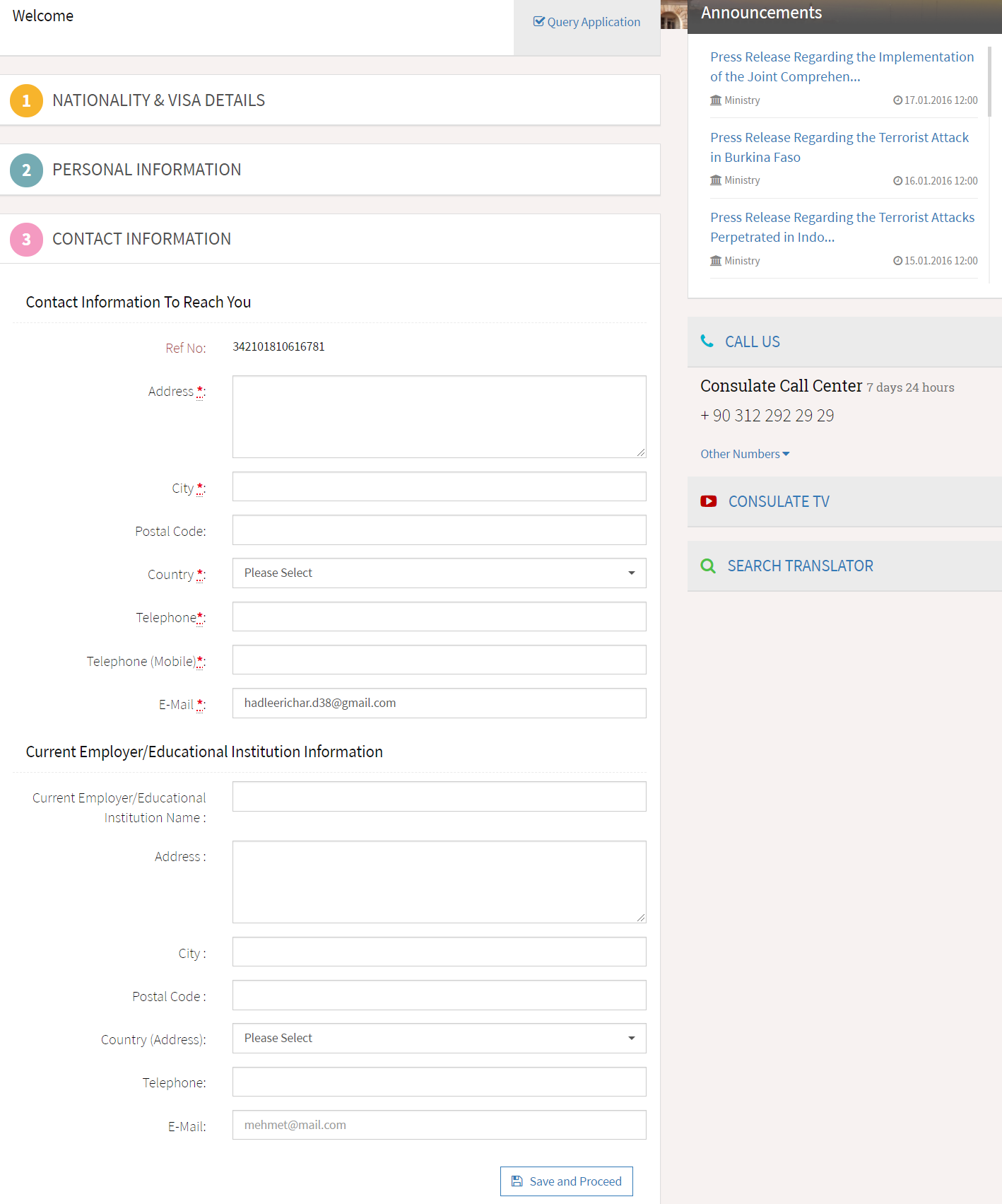 Contact Information