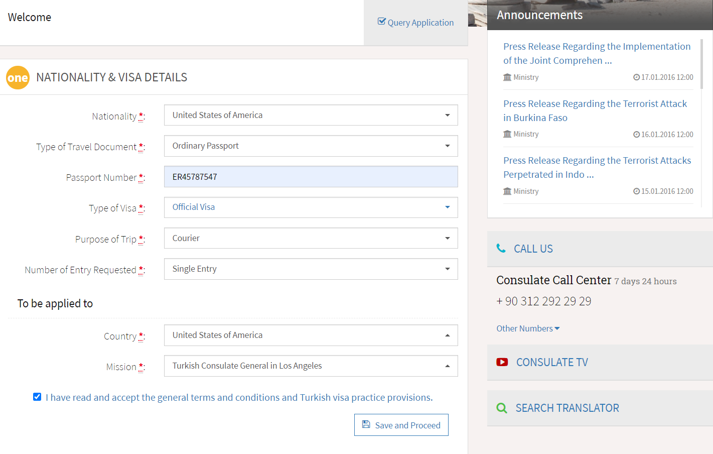 Nationality & Visa Details Nationality & Visa Details